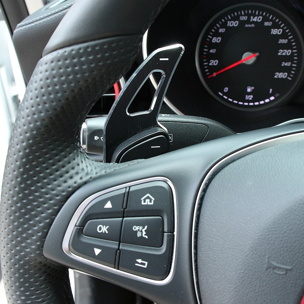 Car Steering Wheel Paddle Shift Extension Shifters DSG Sticker For Mercedes Benz GLE GLA CLS W205 W213 W246 | Автомобили и