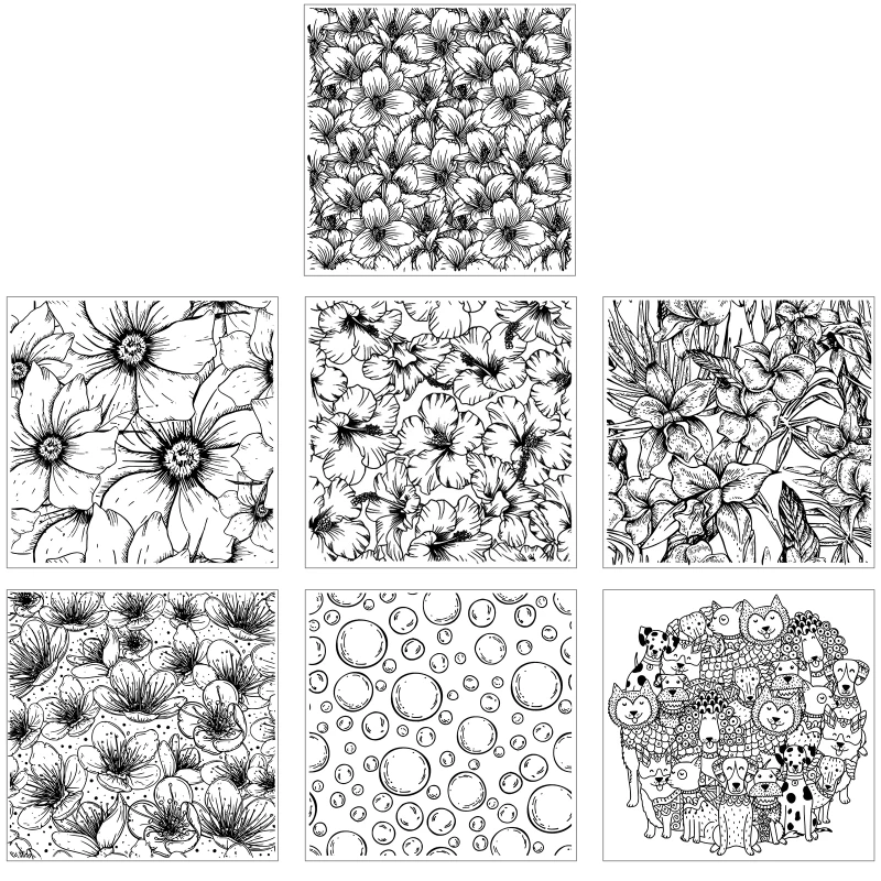 Flowers DIY Silicone Clear Stamp Cling Seal Scrapbook Embossing Album Decor 