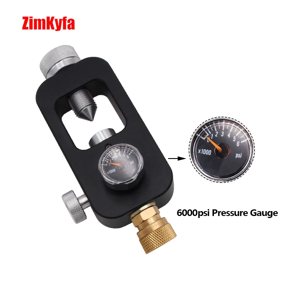 Paintball Pcp To Scuba Yoke Kvalve Tank Refill Adapter Adaptor Hpa