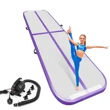 Надувной гимнастический матрас 2 м 3 м 4 м, надувной тренировочный матрац, надувной Трековый коврик для взрослых или детей