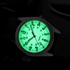 Simple Quartz Watch Men Luminous Hands Woven Canvas Belt Fluorescent Green Men's Watch Fashion Male Gift ► Photo 2/6