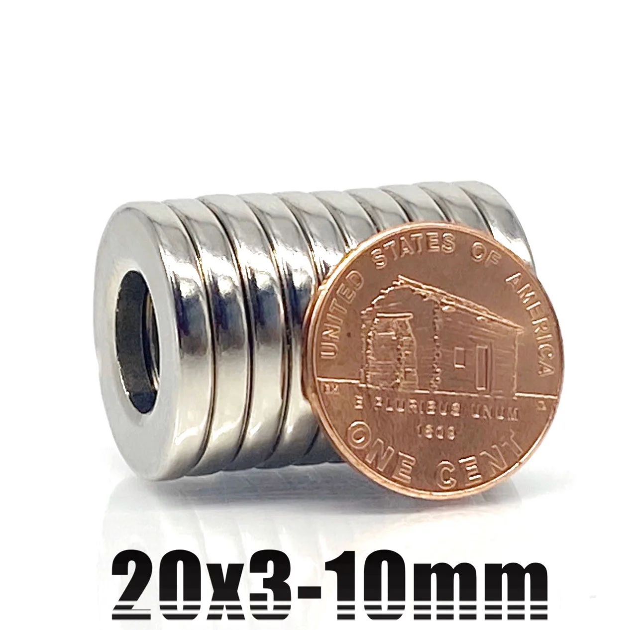 20-200PCS Strong Countersunk Ring Magnets 12 x 3mm Hole 3mm Rare Earth Neodymium 