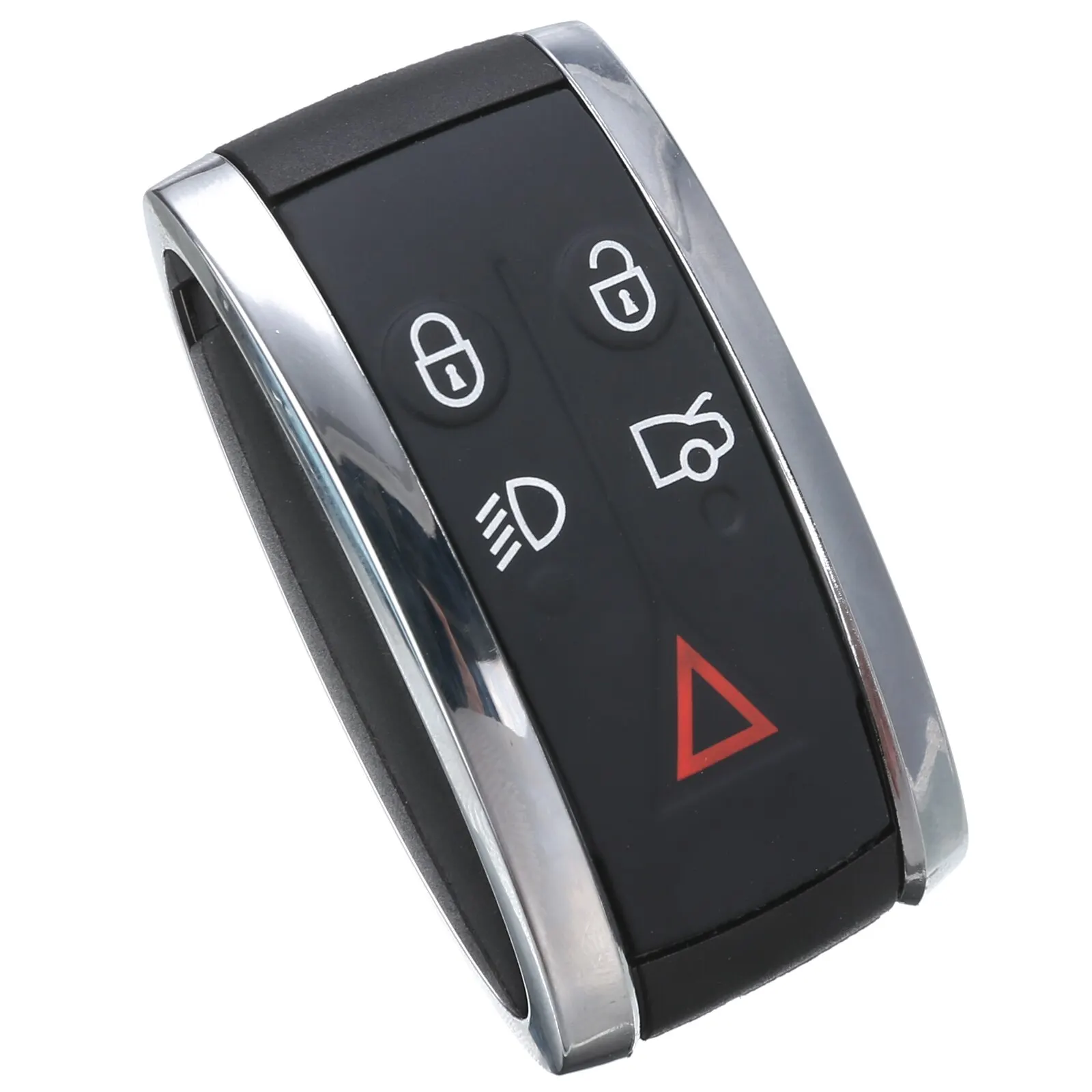 Mayitr 1pc 5 Buttons Remote Car Key Fob Case Replacement Key Shell Protector+Uncut Blade For Jaguar X XF XK XKR X-Type S-Type