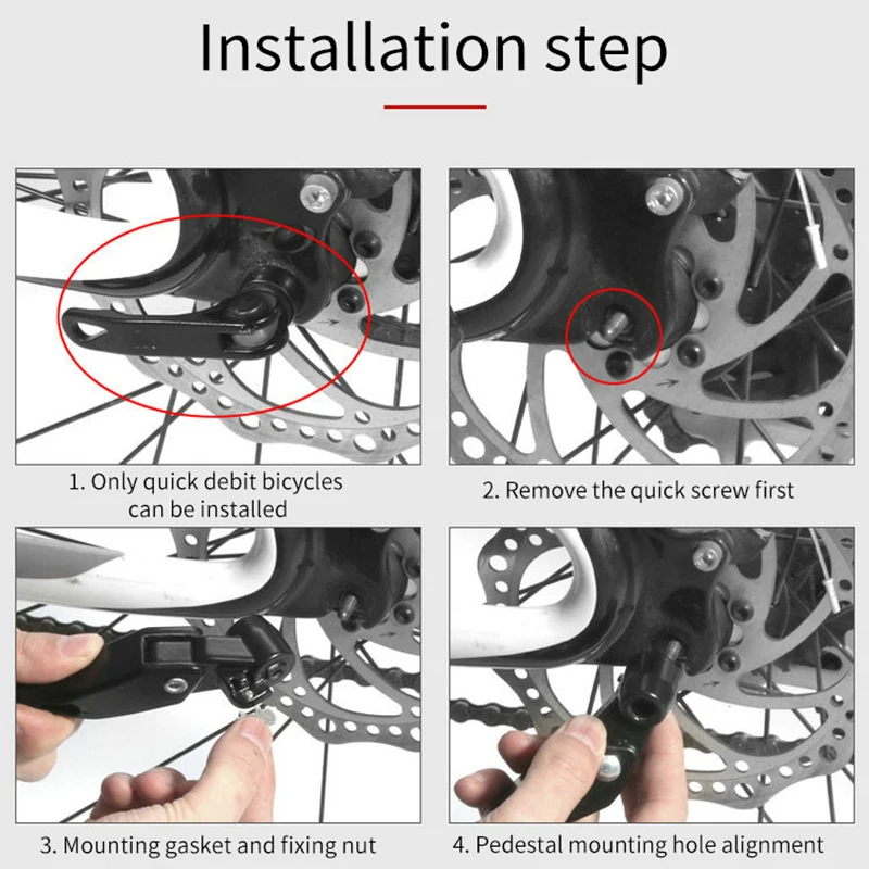 MTB Горная дорога велосипед Kickstand Quick Release Stand Аксессуары для велосипеда Kickstand наружные велосипедные аксессуары