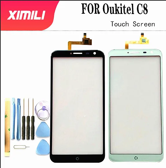 Сенсорный экран 5 дюйма для Oukitel C8 4G дигитайзер сменный сенсор 100% оригинал