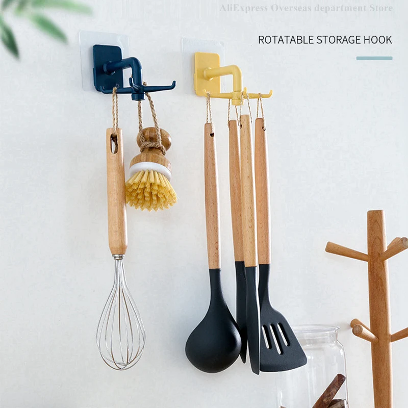 

For Kitchen Organizer and Storage Kitchen Supplies Organizers Rotatable Rack Accessories Cabinet Organizer Hook Up Storage Rack