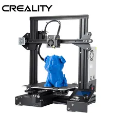 Impressora CRIATIVIDADE 3D Ender-3/Ender-3X Atualizado Opcionais de Vidro Temperado, v-slot para Retomar o Poder Falha de Impressão DIY KIT Viveiro(China)
