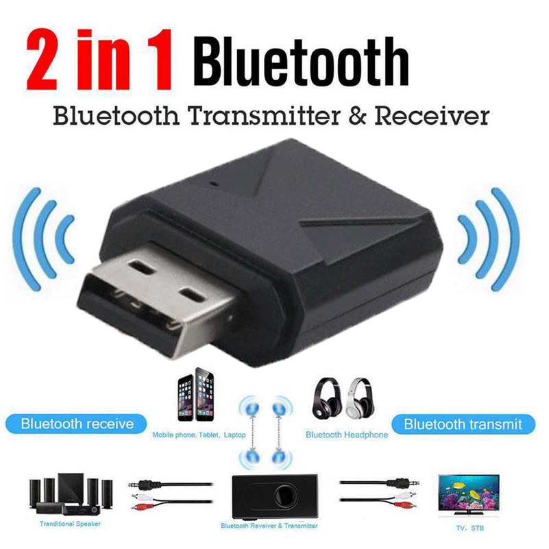 Sprecher аудио приемник 2 в 1 Bluetooth 5,0 адаптер Звуковая карта USB передатчик