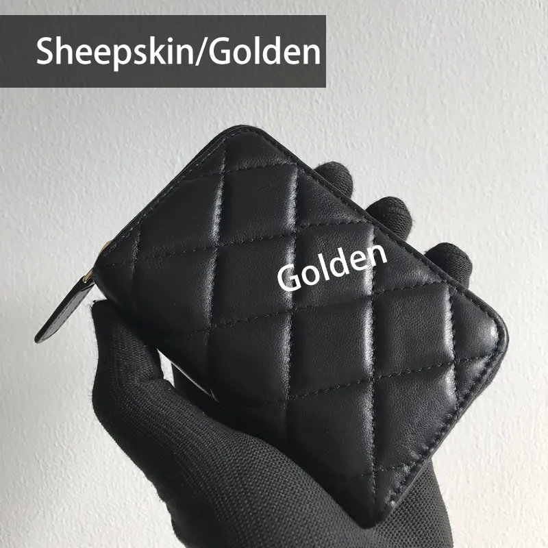 Натуральная коровья кожа Роскошный топ качество модный бренд Винтаж кредитный ID держатель для карт с визитной карточкой чехол портмоне сумка для карт - Цвет: Sheepskin Golden