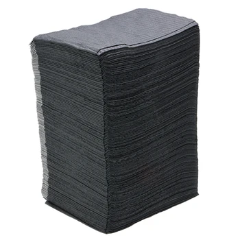 

125PCS Disposable Tattoo Wipes Scarf Paper Black Cleaning Piercing Bibs Waterproof Sheets Paper For Dental Tattoo Accessories