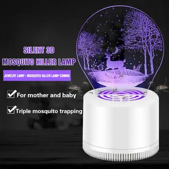 

SOLEDI UV Durable Electronic Mosquito Killer Indoor Outdoor Light Zapper LED Living Room Pest Controll 3w