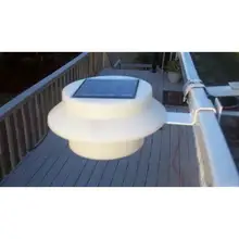 DishyKooker 6 шт. в упаковке-наружный Солнечный желоб светодиодный светильник s-White Sun power умный светодиодный солнечный желоб Ночной светильник безопасности