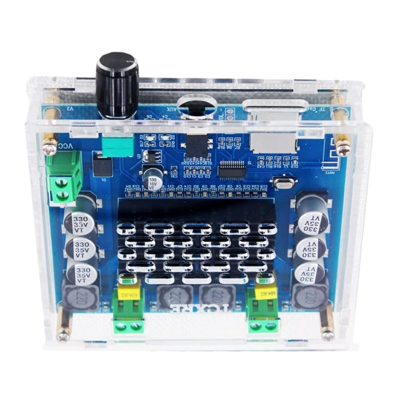 

XH-A105 Bluetooth5.0 TDA7498 Wireless Digital Power Amplifier Stereo Board 2x100