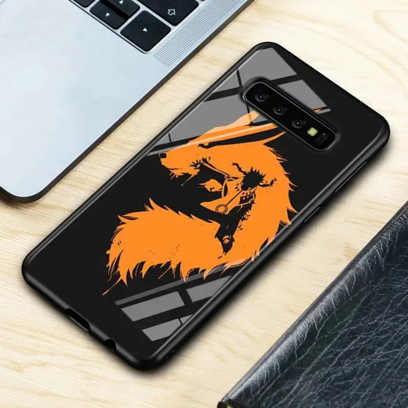 Style 14 Аниме Наруто для samsung Galaxy Note 10 9 8 Pro S10e S10 5G S9 S8 S7 Plus Супер Яркий глянцевый чехол для телефона - Цвет: Style 14