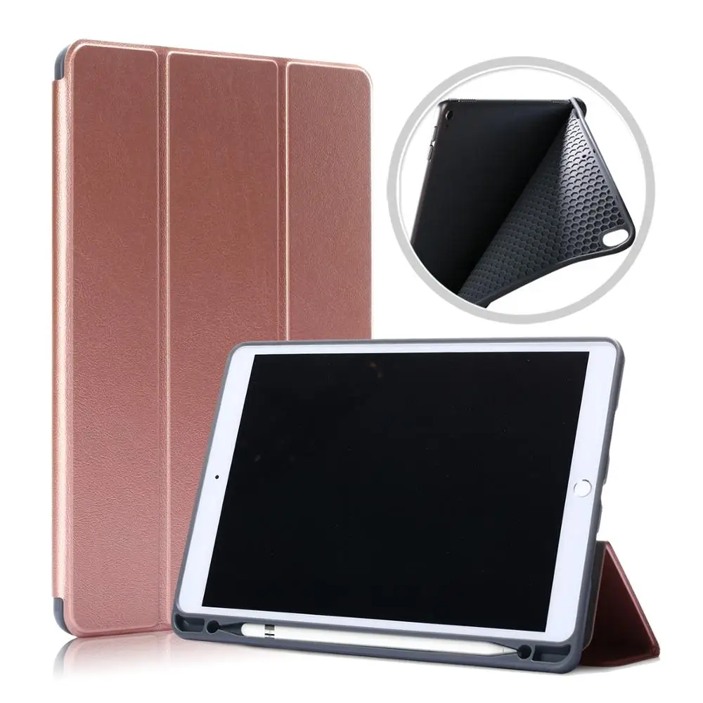

Tablet Case For Apple iPad Air 3 2019 iPad Pro 10.5 TPU 3 layers folded Wake up function