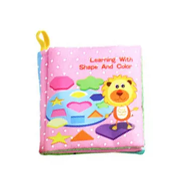 

Soft Cloth Book Infant Baby Learning Education Animal Cartoon Word Book Non-Toxic Fabric Book Story Intelligence Developing Toy