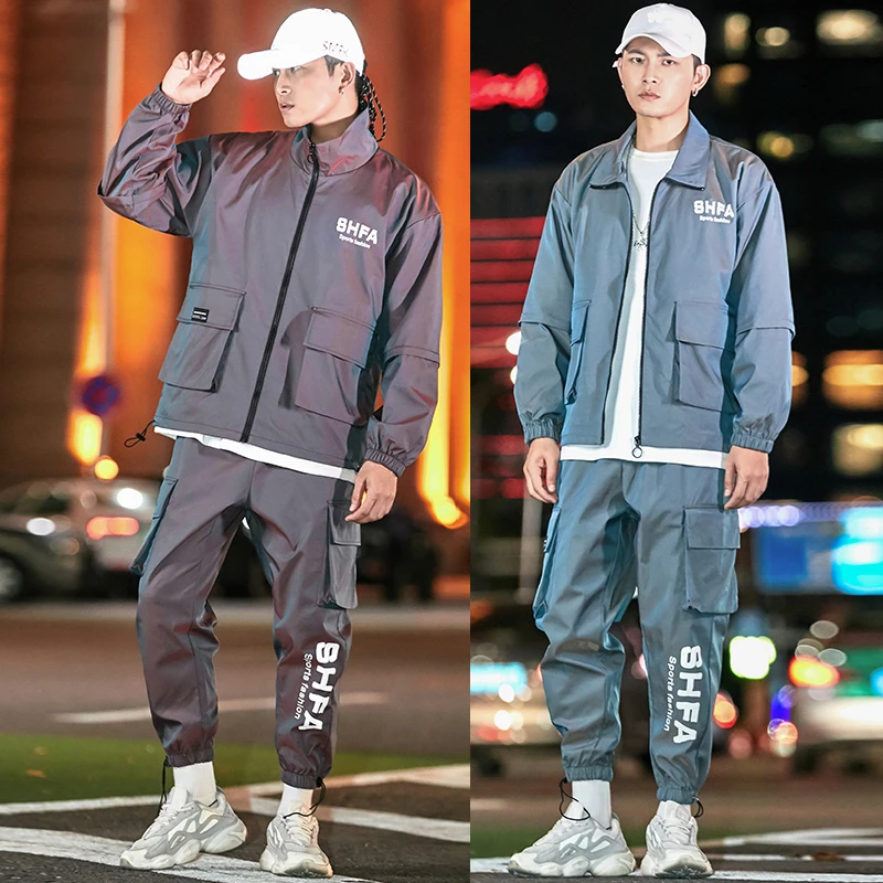 Reflective sweatsuit mens Clearance
