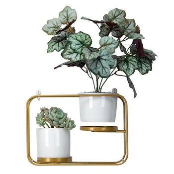 

Practical decoration, modern light luxury, rectangular iron frame, wall hanging, stable load-bearing, fleshy green plant