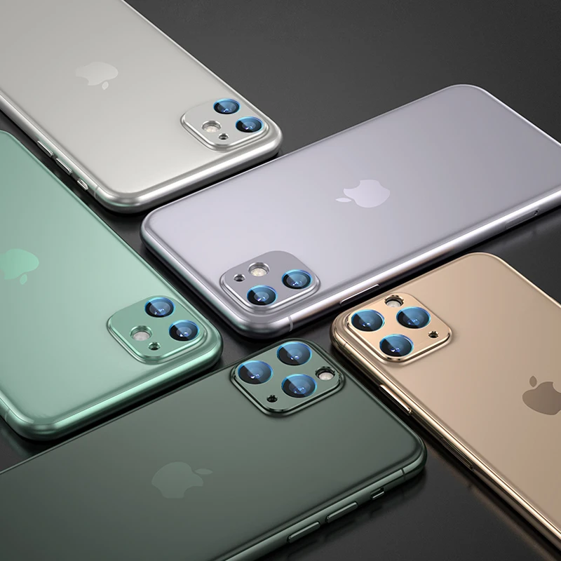 IPhone 11 pro Задняя крышка объектива камеры сплав Защитная крышка для iPhone 11 полная крышка Задняя крышка объектива для iPhone 11 Pro Max Титан