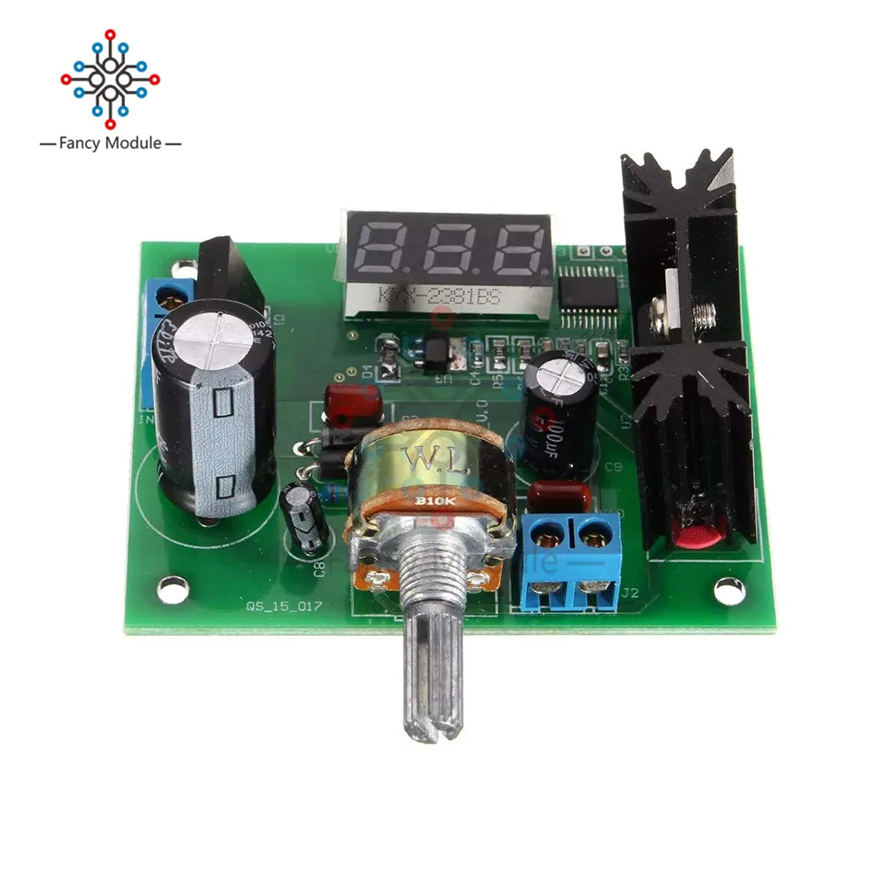 Diymore LM317 AC 0 22A/DC 30 в постоянный ток 1 25 28 В 2А понижающий преобразователь модуль