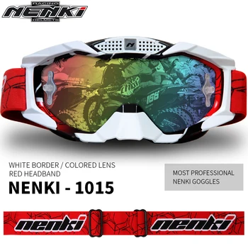 

NENKI Lunettes Moto Motorcycle Glasses Men Women Off-Road Glasses Motocross Goggles MX ATV Dirt Bike Ski Glasses Helmet Eyewear