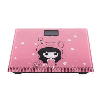 

Electronic Scale Digital Household Bathroom Scales Cute Animal Cartoon Battery