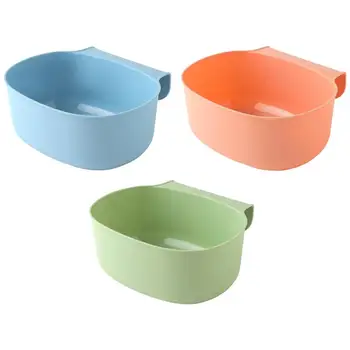 

3pcs Hanging Garbage Storage Box Plastic Kitchen Trash Can Household Storage Bin Multifunctional Food Waste Container