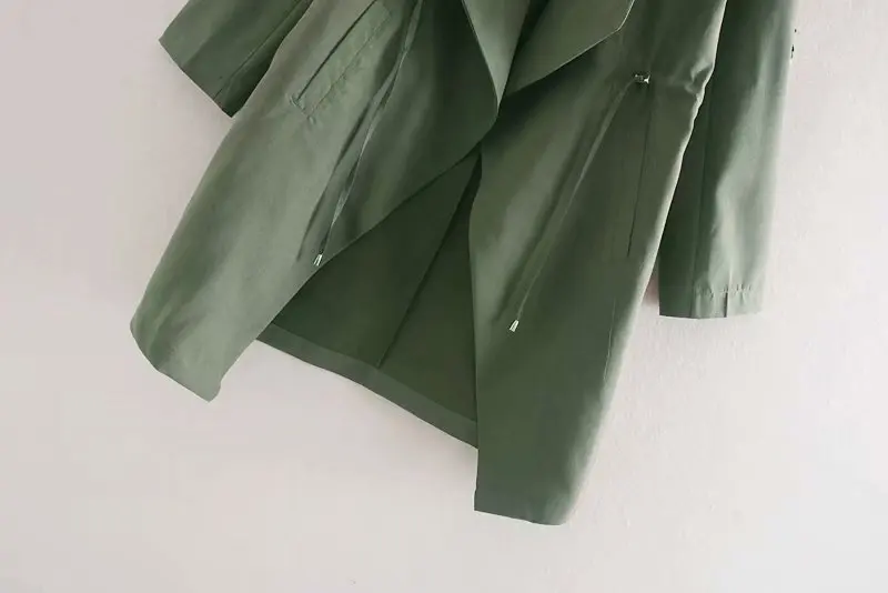 2019 Новая женская модная однотонная Повседневная куртка с открытым стежком