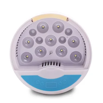

LED Light Wide Use 9 Eggs Small Poultry Brooder Parrot Temperature Adjustable Chicken Duck Egg Incubator Full Automatic Hatchery