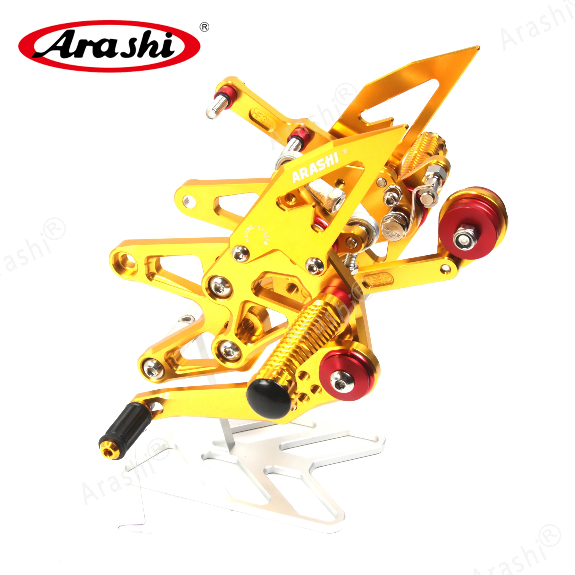 ARASHI CNC Регулируемые подножки для TRIUMPH DAYTONA 675 675R 2013 2018 колышки ног наездник заднего