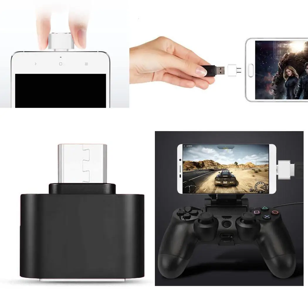 USB 2 0 Micro штекер для передачи Передача данных Женский хост тип OTG адаптер