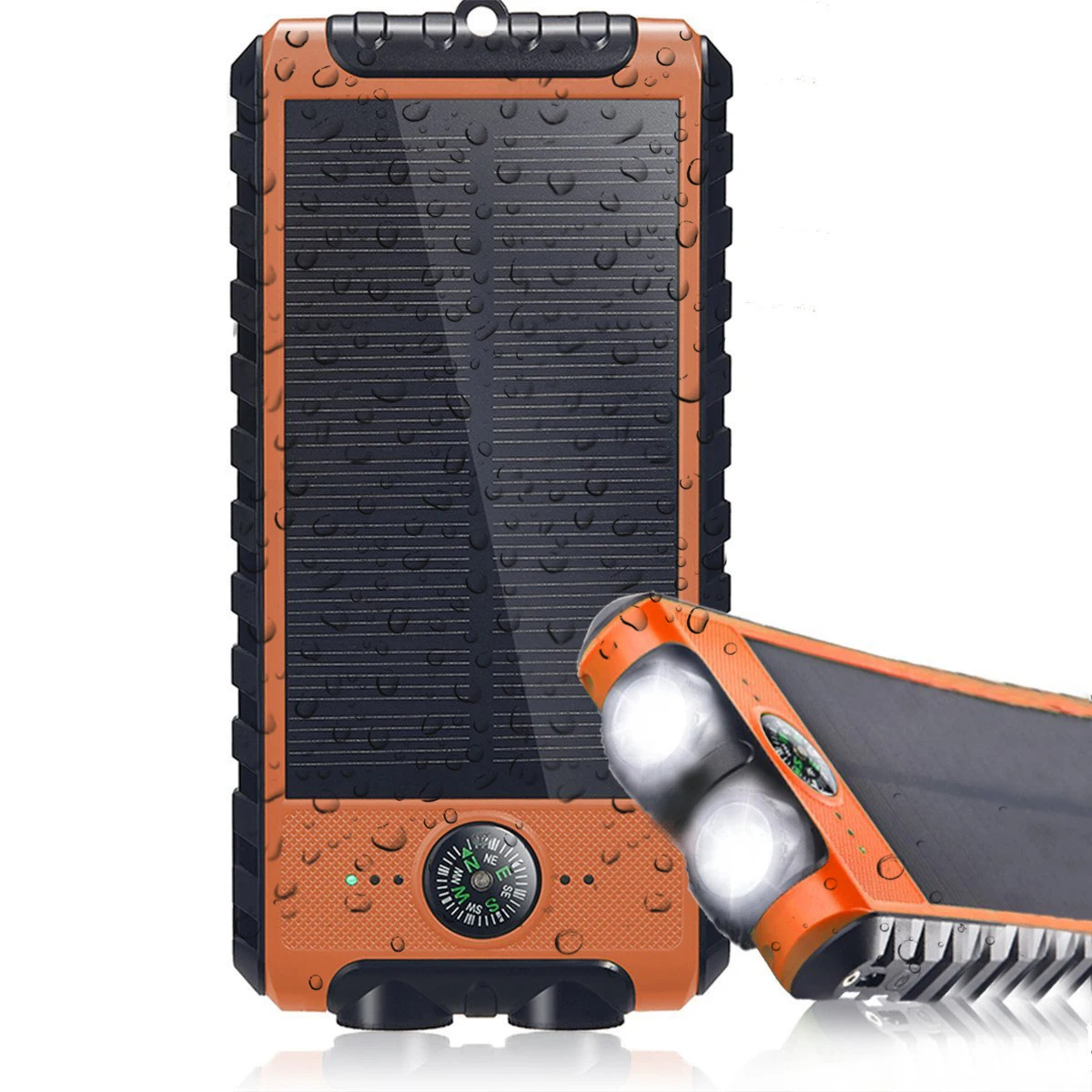 Solar mobile power supply large capacity three proof camping lamp polymer mobile phone charger 15000 Ma