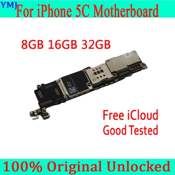 

8GB 16GB 32GB Original unlocked for iphone 5C Motherboard with Full Chips,for iphone 5C Logic board with Free iCloud,Good Tested