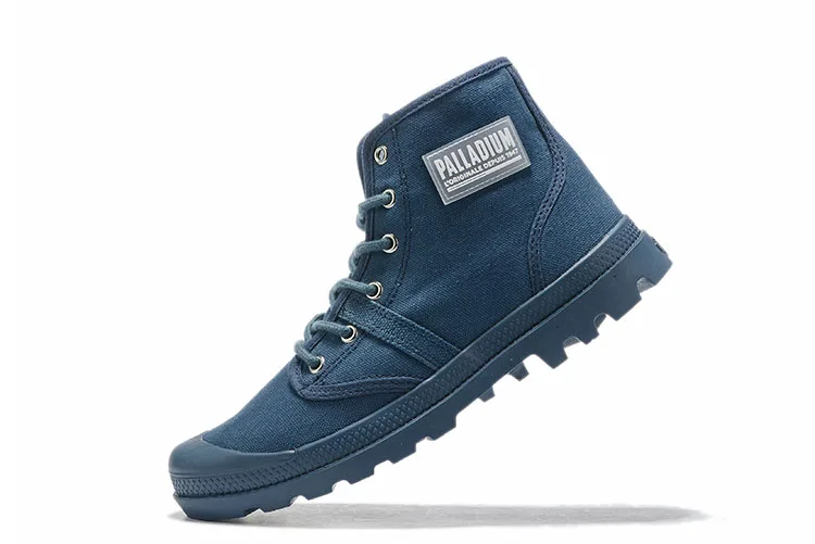 PALLADIUM Pampa/Классическая парусиновая обувь; ботильоны; ковбойские кроссовки; модная парусиновая повседневная обувь; Размеры 35-45 - Цвет: 3