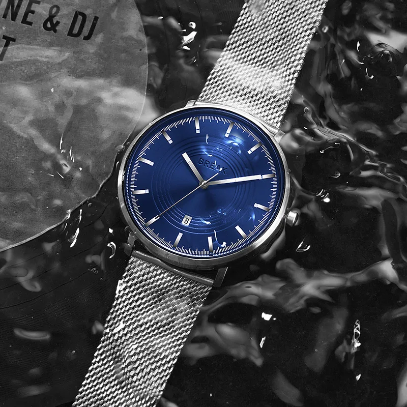 Orologi creativi unici da uomo Orologio da polso alla moda al