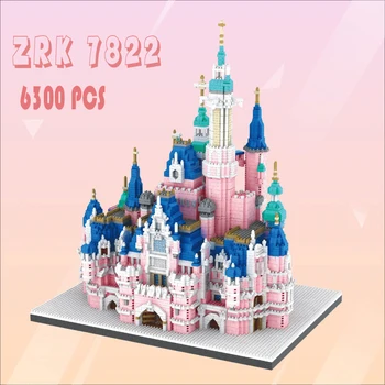 

ZRK Cartoon Dream Tale Castle Model Mini Building blocks Architecture Builder Bricks Educational Toys Anime Gifts for Kids 7822