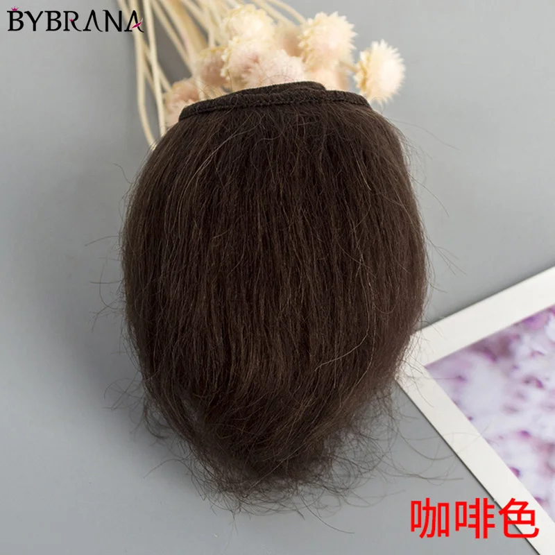 Bybrana bjd мохер парик ряд 5 см многоцветные дополнительно sd кукла красота свинья ob11 DIY ручной работы материал парик