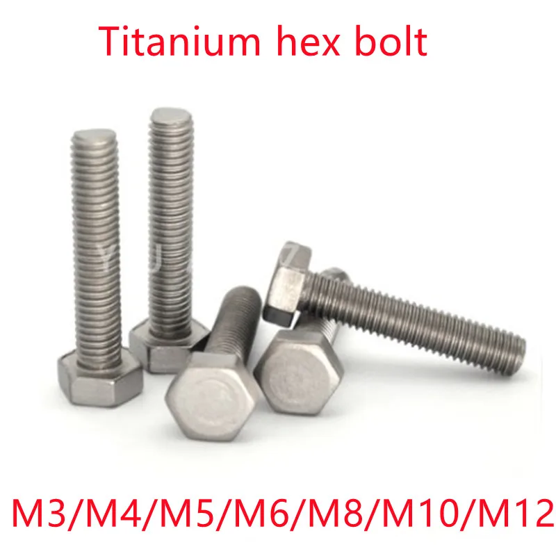 Lots Titanium Ti M5/M6/M8 Bolt Button Head Key Screws Bolt Bicycle Accessories 
