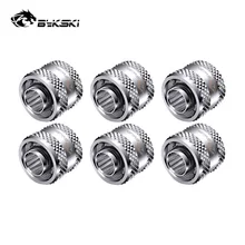 Bykski – raccords de tubes souples 10x13MM,10x16MM,13x19MM, tuyau G1/4 ", connecteur de construction pour refroidissement d'eau, B FT3/4 TN/K V2, 6 pièces