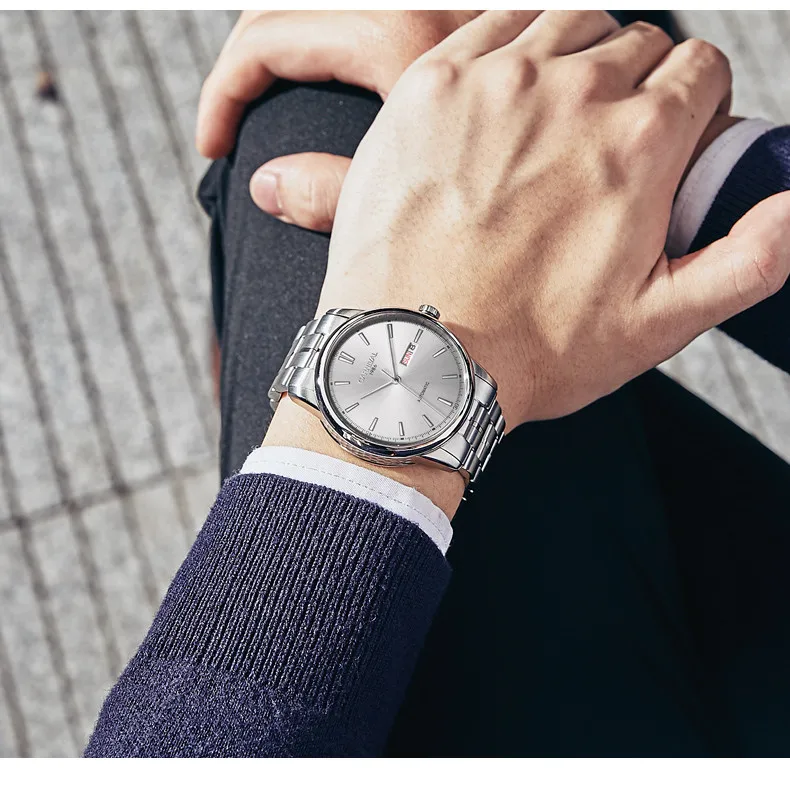 Switzerland Carnival Mechanical Watch Men MIYOTA Automatic Men Watches Luxury Brand Waterproof Clock Sapphire Montre Homme Reloj