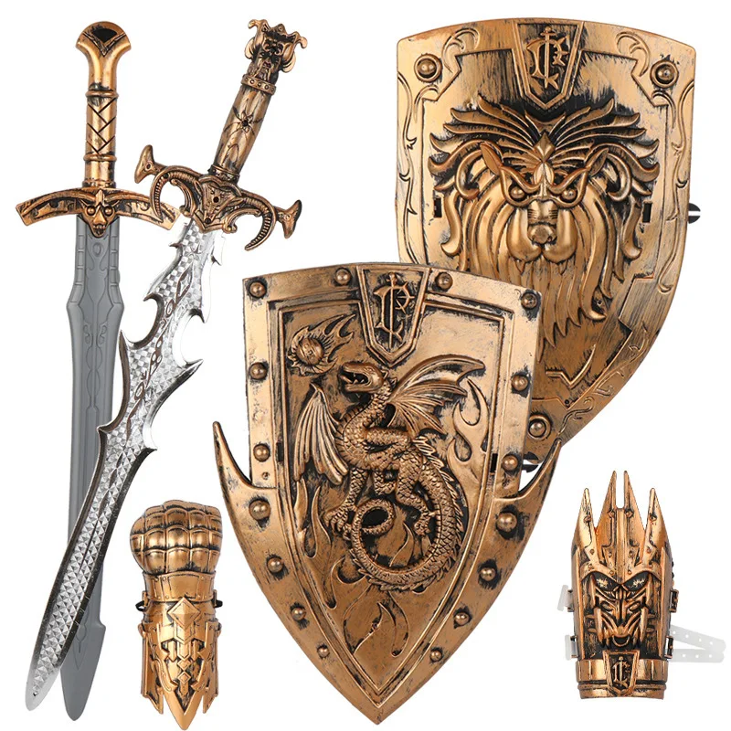 

Children Weapon Bronze zhan ju Set (4 Mixed) Toy Boys Gift