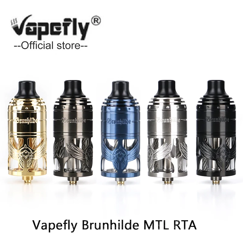 Goedkoop Originele Vapefly Brunhilde Mtl Rta Tank 5 Ml Capaciteit Verstuiver Met 23 Mm Single Coil Vape Vaporizer Vs Zeus X