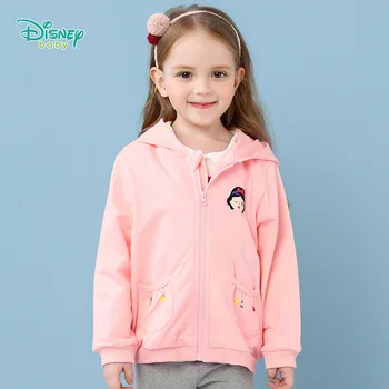 

Original Disney Children's Wear Girls' Sports Coat Spring And Autumn Children's Hooded Sweater Casual Baby Clothes