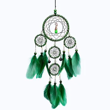 

XR022 Wind Chimes Handmade Indian Dream Catcher Net Wall Hanging Dreamcatcher Craft Gift Home Decoration