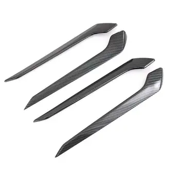 

Car Door Panel Trim 4Pcs Inner Carbon fiber For Toyota Rav4 2019-2020 Set Parts