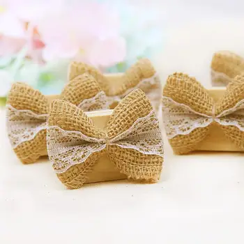 

Wedding Table Number Stand Card Holder Place Card Holder Wooden Linen Bowknot Number Card Holder With Card For Wedding