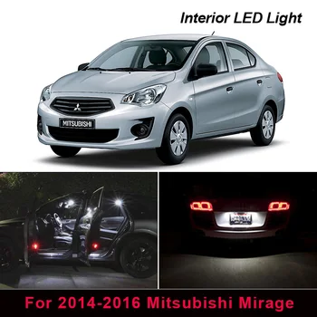 

8Pcs LED Interior Lights Replacement Kit For 2014-2016 Mitsubishi Mirage Dome Trunk License Plate Light