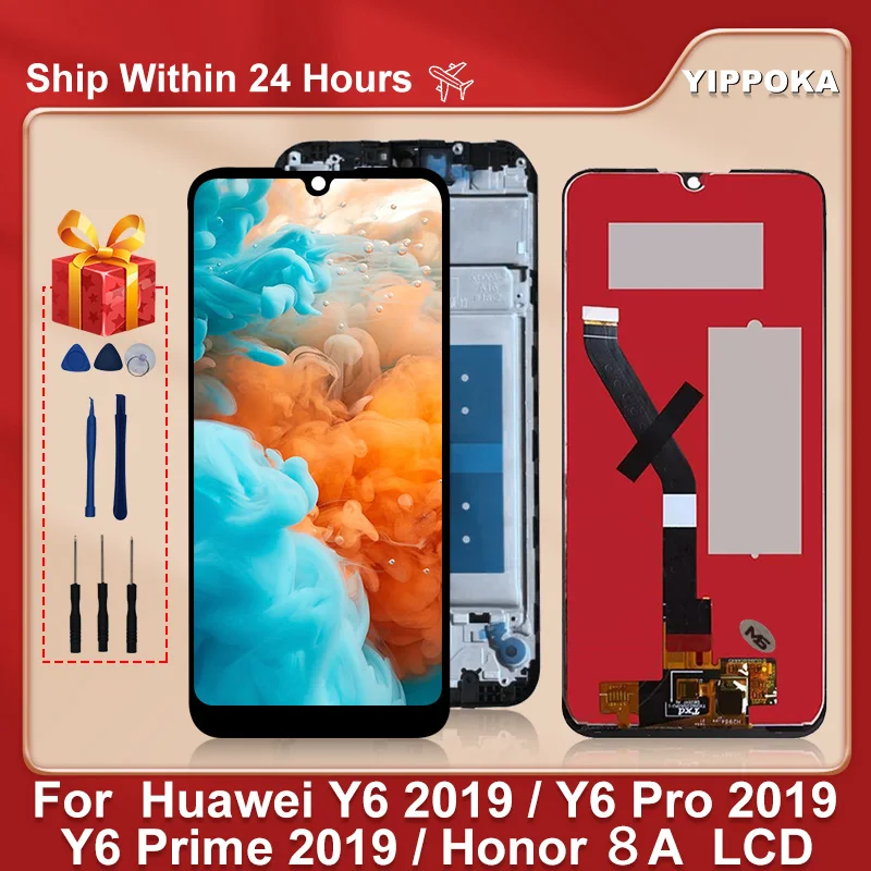 6 09 &quotоригинальный для HUAWEI Y6 2019 ЖК-дисплей Prime сенсорный экран дигитайзер
