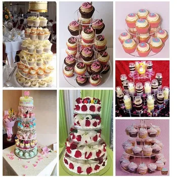 

Cake Stand Round Cup Cupcake Holder Wedding Birthday Party Decorations Dessert Sugarcrafts Display Stands