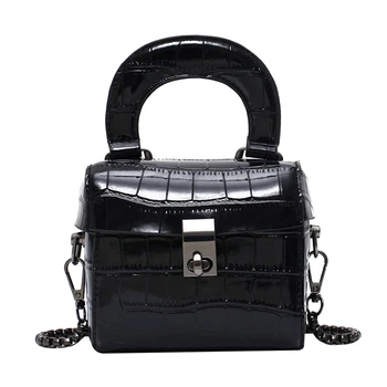 

Retro Box Purses And Handbags Organizer Small Crossbody Bags For Women 2020 Luxury Designer Chain Travel Shoulder Messenger Bags